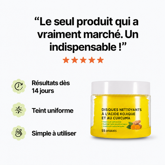 Lingettes Anti-Taches au Curcuma